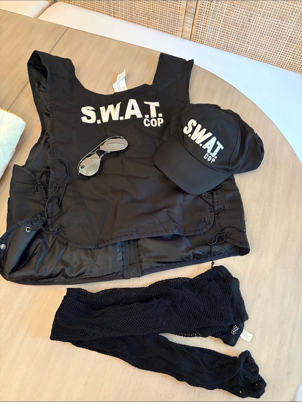 Spirit Kids Black S.W.A.T. Cop Costume Set